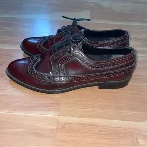 ASOS | Shoes | Asos Man Marion Leather Wingtip Brogues Size  display picture 2